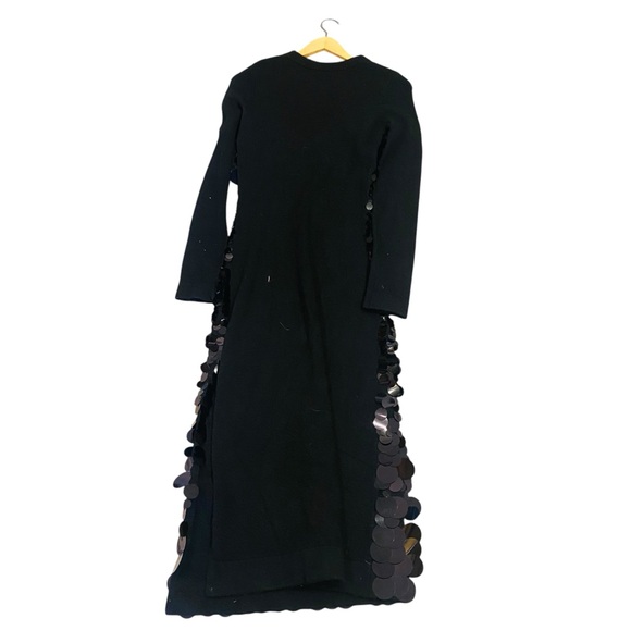 Altuzarra Wynnifred Wool Knit Gradient Pailette Cocktail Dress - Picture 8 of 16